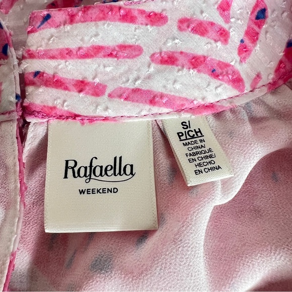 Rafaella Starfish Pink Blue Sleeveless Maxi Dress Resortwear Womens Size S NWT - Picture 5 of 14